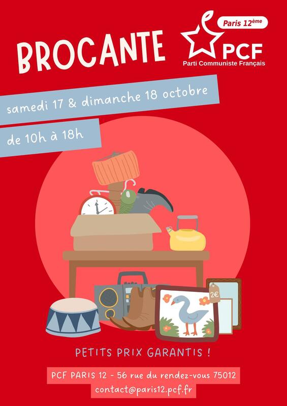 Brocante du pcf 12e