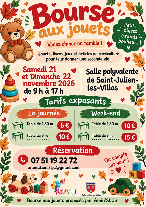 Bourse aux jouets - puériculture