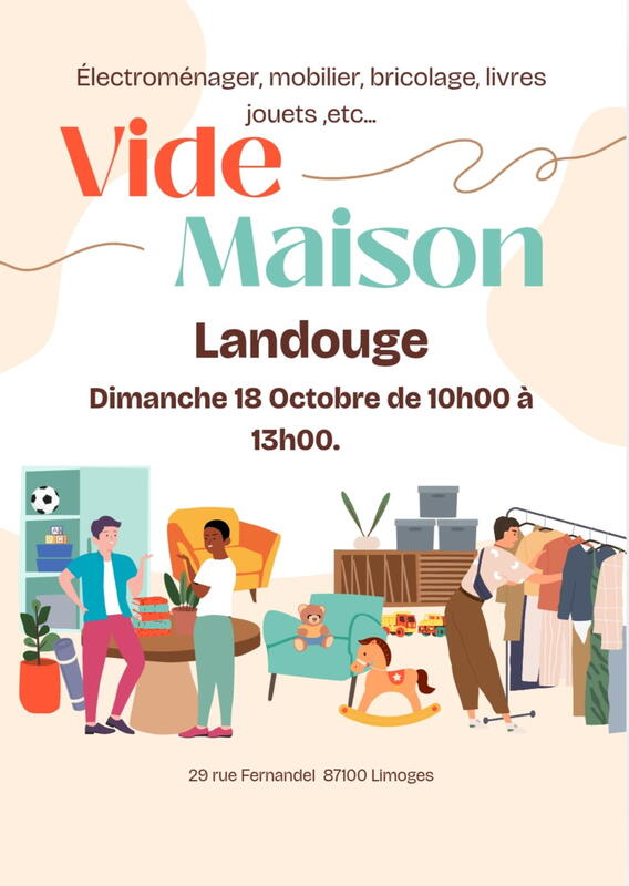 Vide maison limoges/landouge