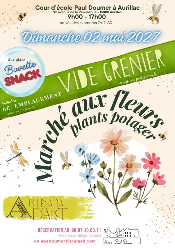 Vide grenier - marché aux fleurs - plants potager