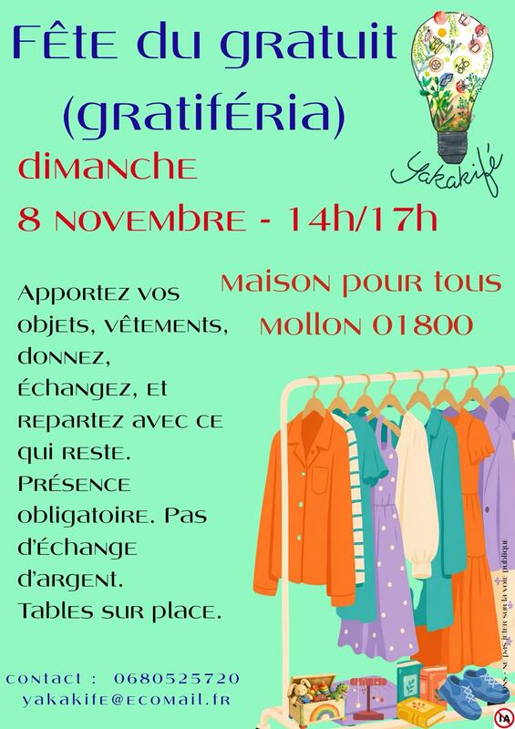 Gratiféria, fête du gratuit