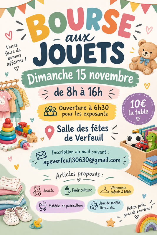 Bourse aux jouets