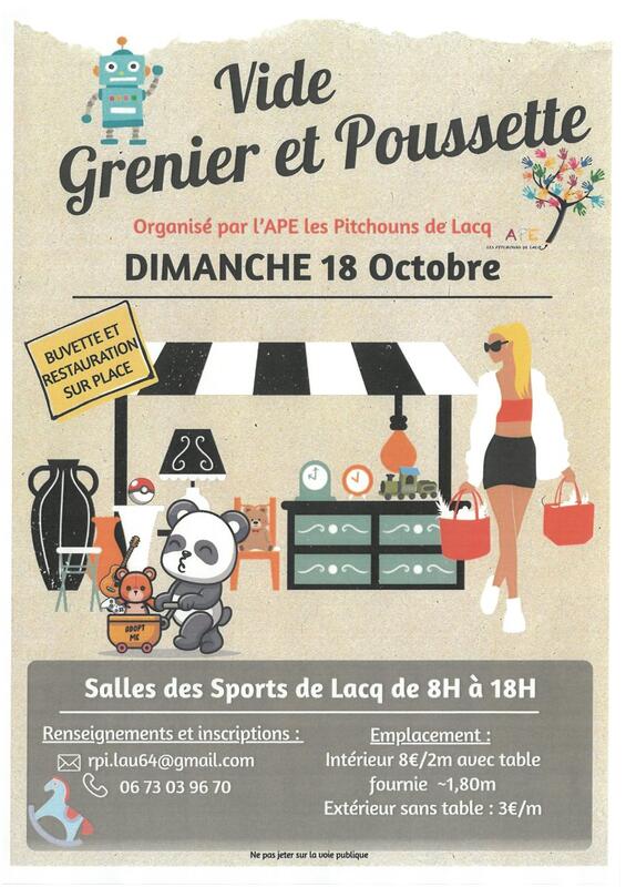 Vide grenier et poussette