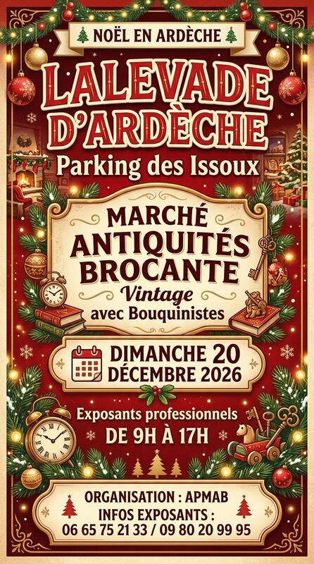 Marché antiquités brocante, vintage et bouquinistes