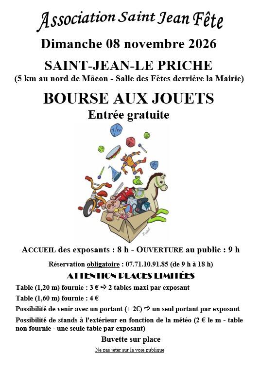 Bourse aux jouets