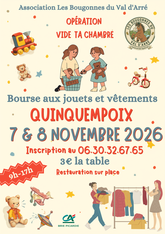 Bourse aux jouets et aux vêtements