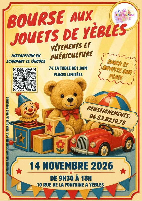 Bourse aux jouets - vêtements et puériculture