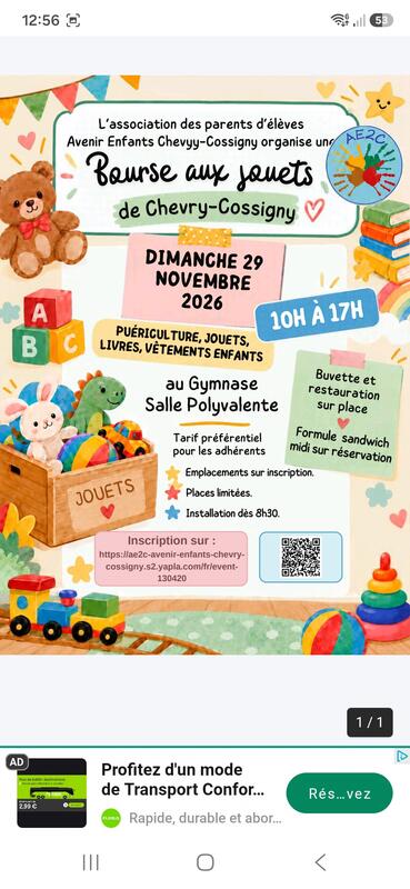 Bourse aux jouets