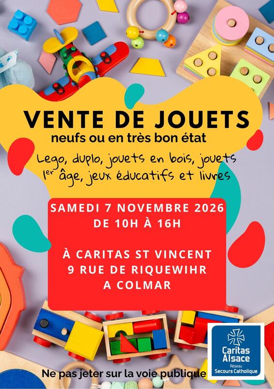 Vente de jouets et livres