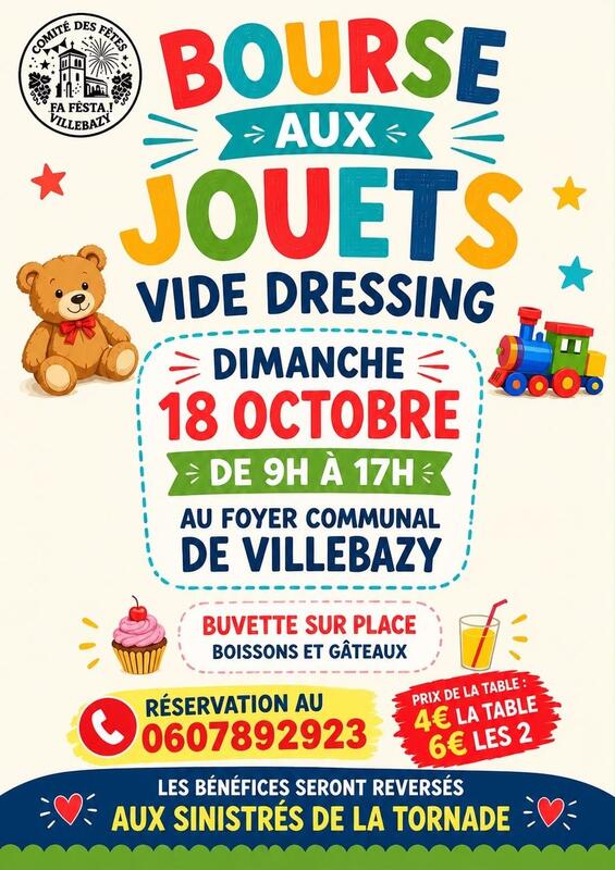 Bourse aux jouets - vide dressing