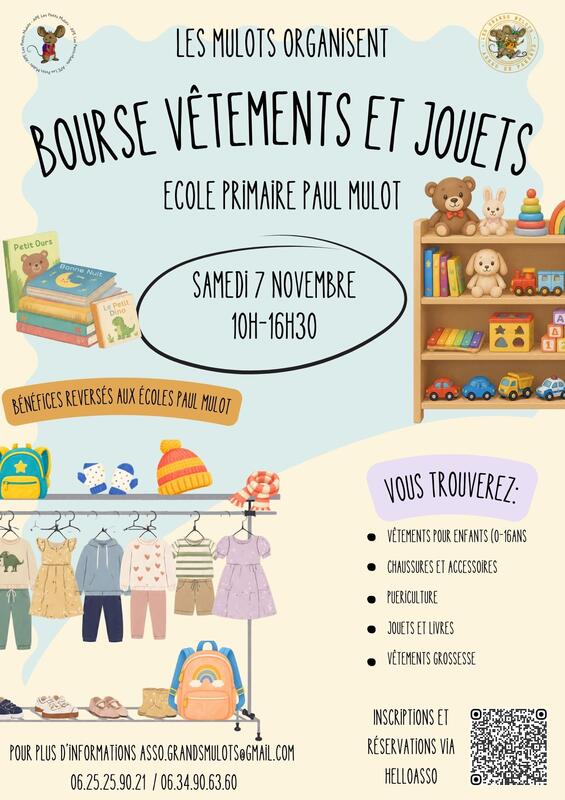 Bourse aux vêtements et aux jouets