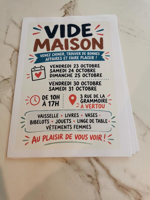 Vide maison vertou
