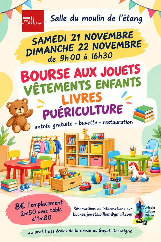 Bourse aux jouets / puériculture