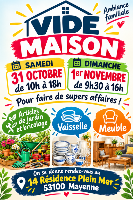 Vide maison