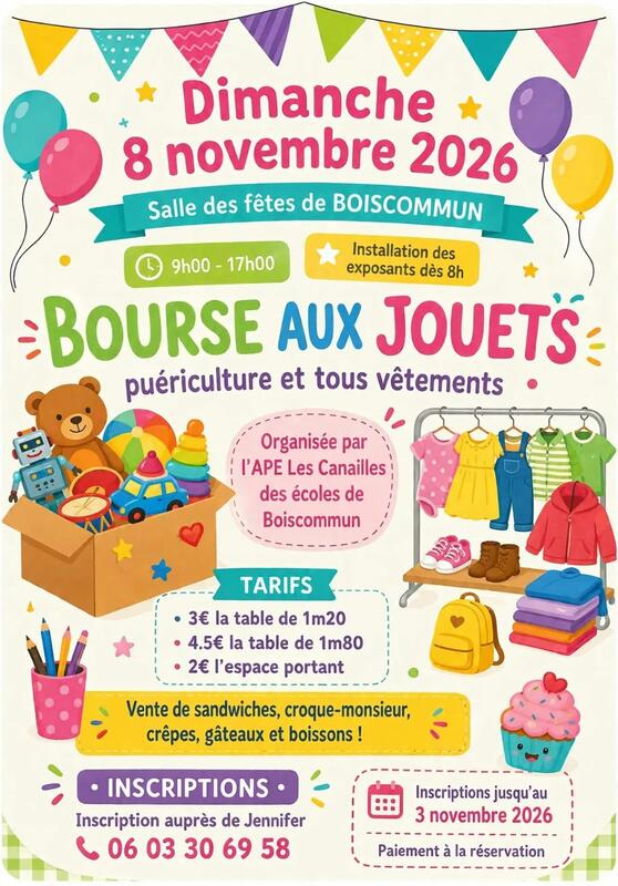 Bourse aux jouets
