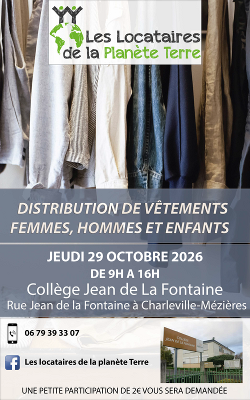 Braderie de vêtements d'occasion