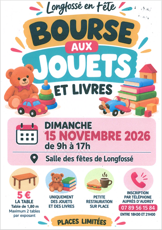 Bourse aux jouets et livres
