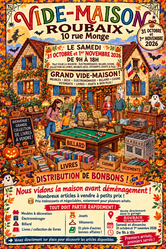 Vide maison spécial halloween