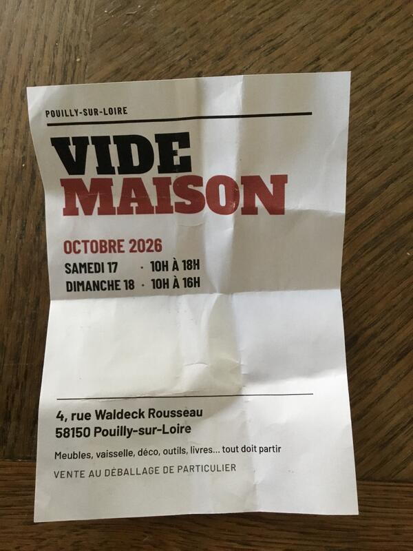 Vide maison