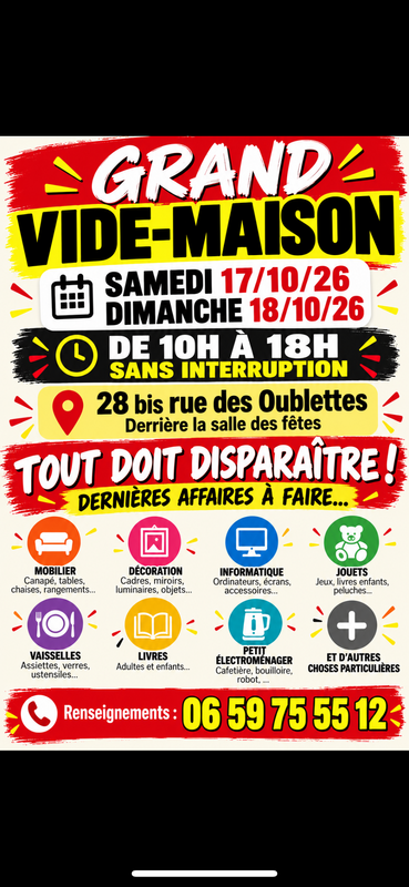 Vide maison