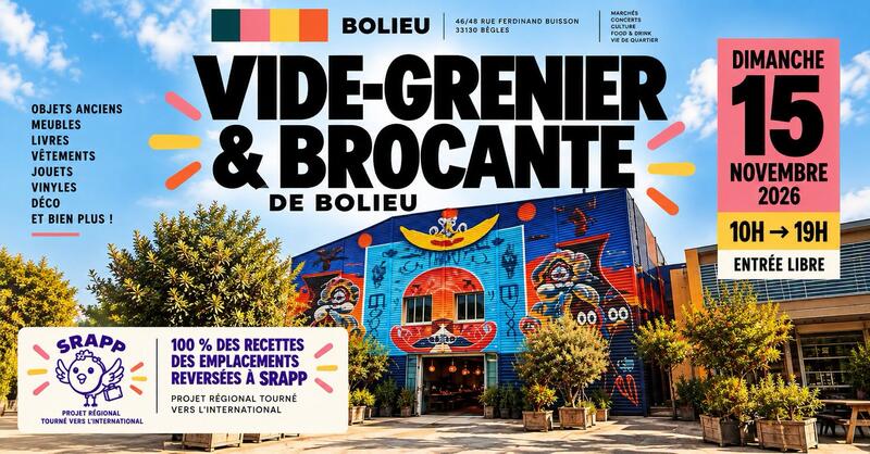 Vide grenier - brocante de bolieu