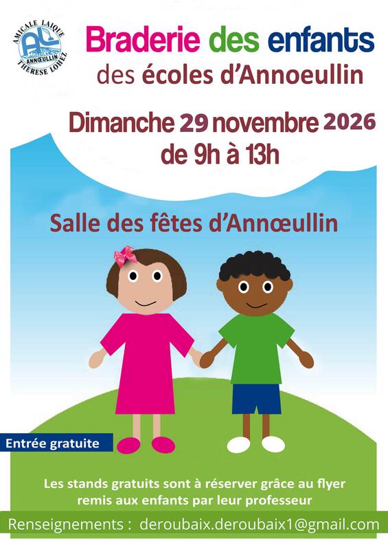 Braderie des enfants des écoles