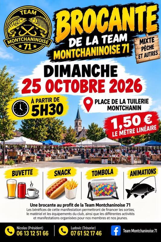 Brocante de la team montchaninoise 71