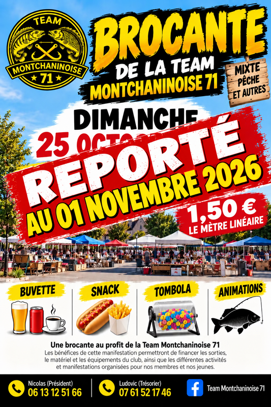 Brocante de la team montchaninoise 71