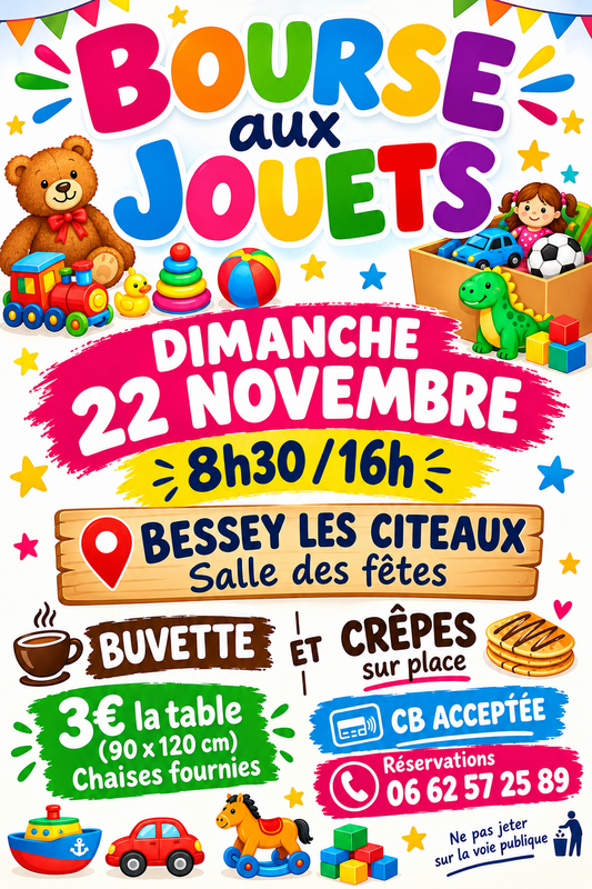 Bourse aux jouets
