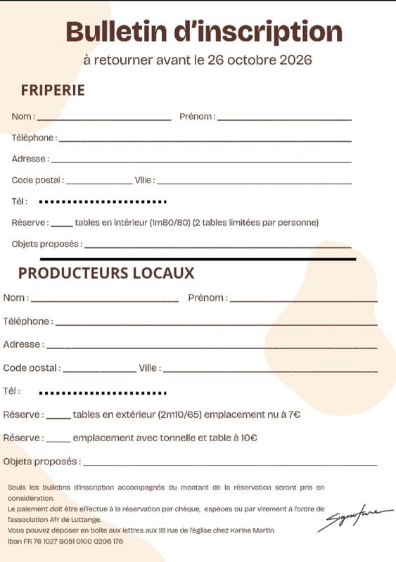 Vide dressing et marché producteurs locaux