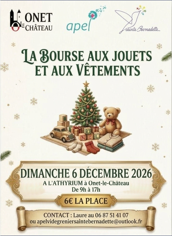 Bourse aux jouets et aux vêtements d'enfants