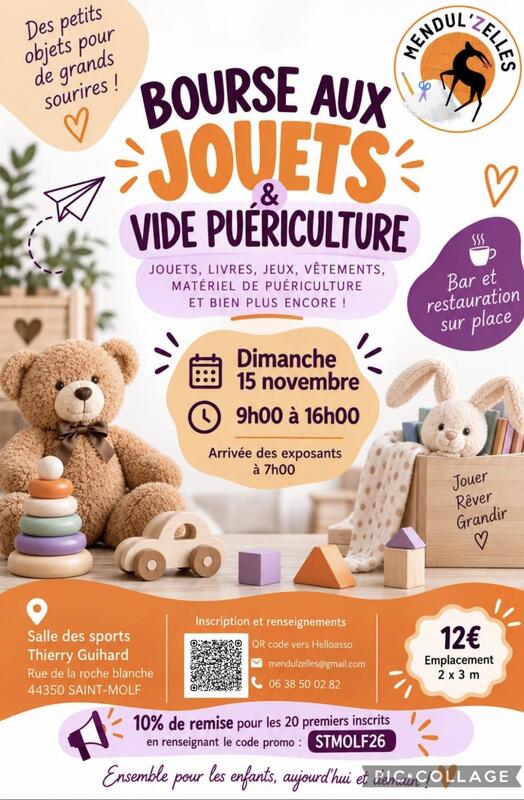 Bourse aux jouets - vide puériculture