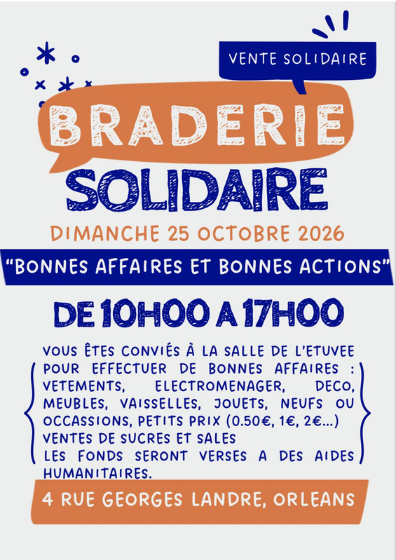 Braderie solidaire