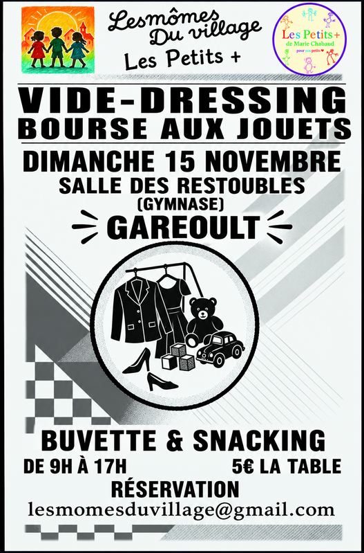 Vide dressing et bourse aux jouets