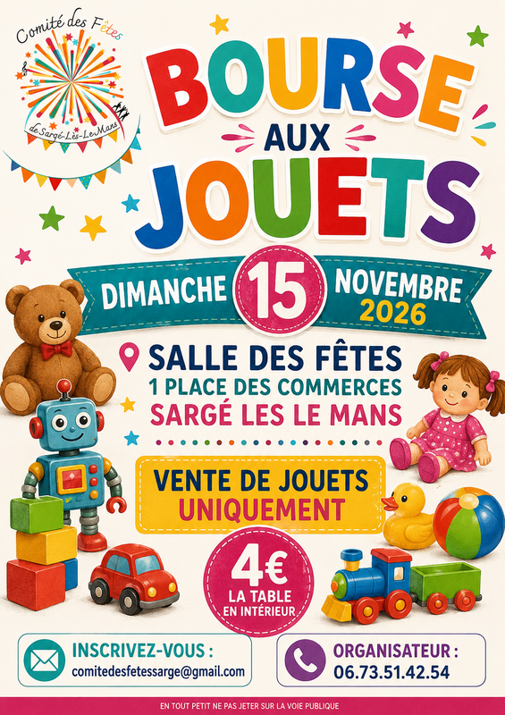 Bourse aux jouets