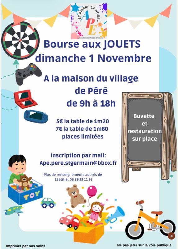 Bourse aux jouets