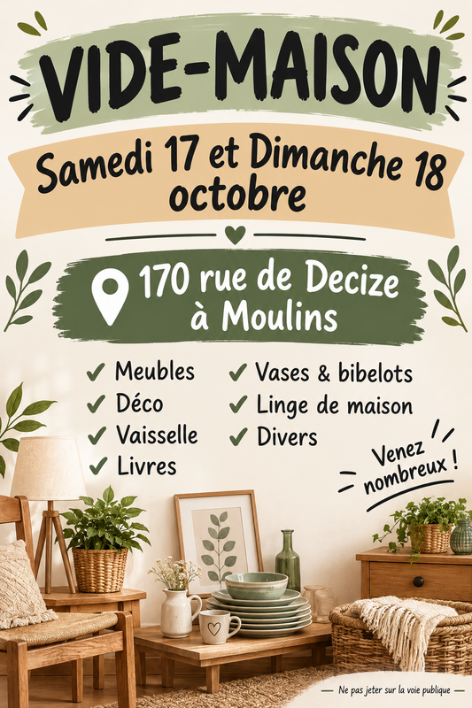 Vide maison