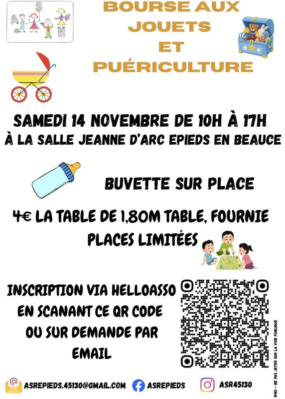 Bourse aux jouets et puériculture