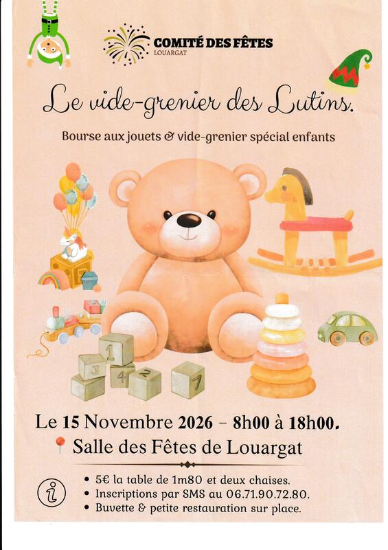 Bourse aux jouets et vide grenier spécial enfants