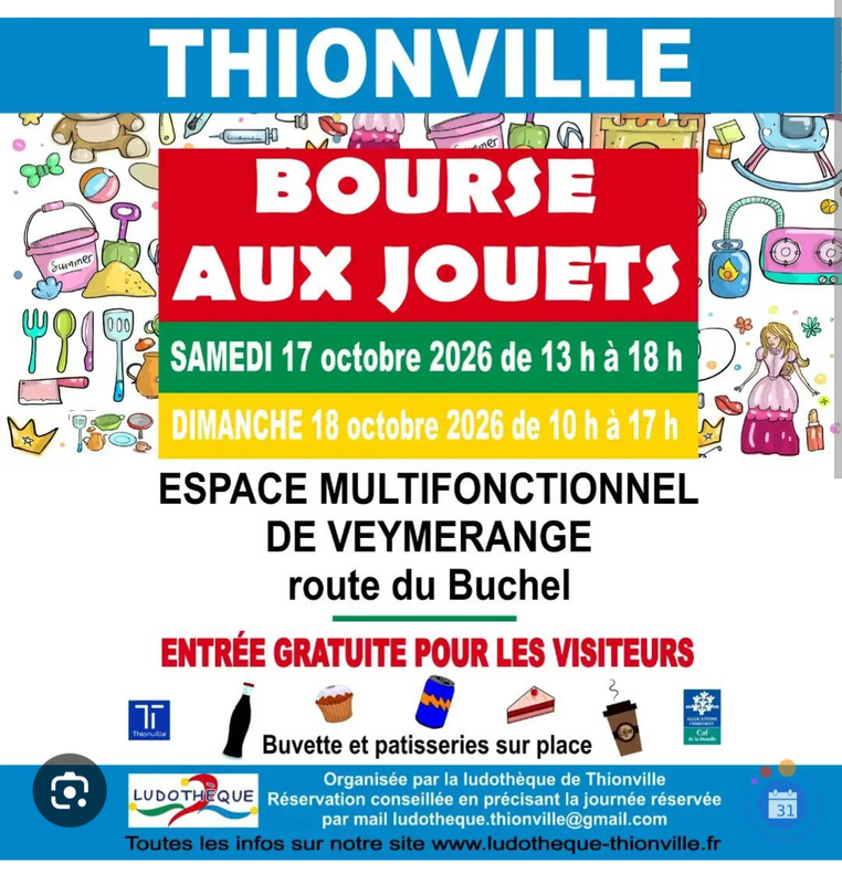 Bourses jouets et pokémon de la ludothèque