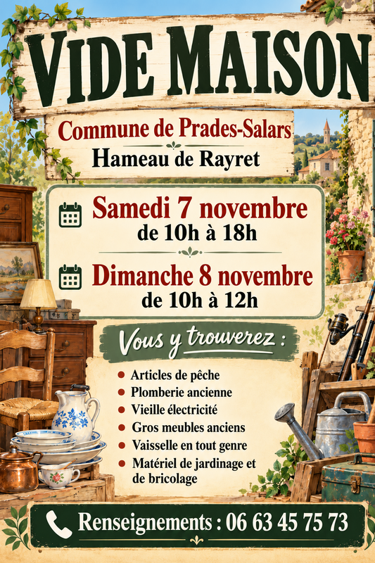 Vide maison ancienne