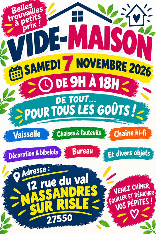 Vide maison