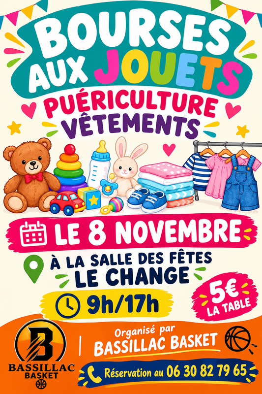 Bourse aux jouets - puériculture