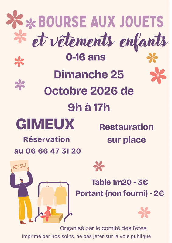 Bourse aux jouets et aux vêtements