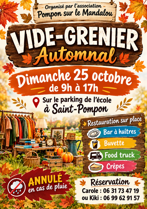 Vide grenier automnal