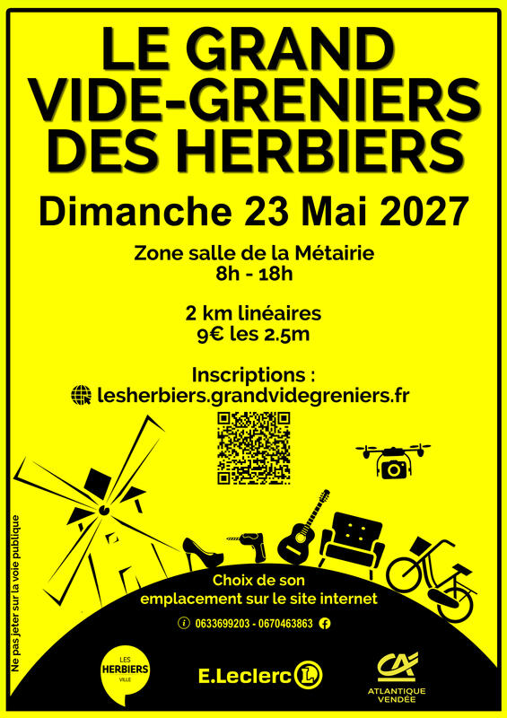 Grand vide greniers des herbiers