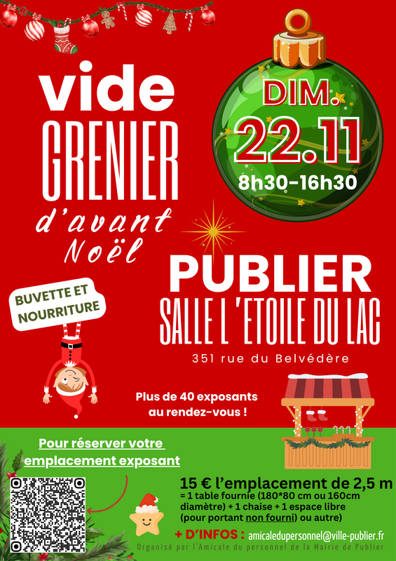 Vide grenier d'avant noël