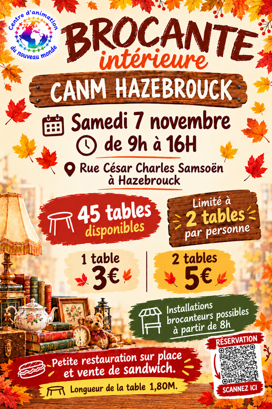 Braderie - brocante en salle