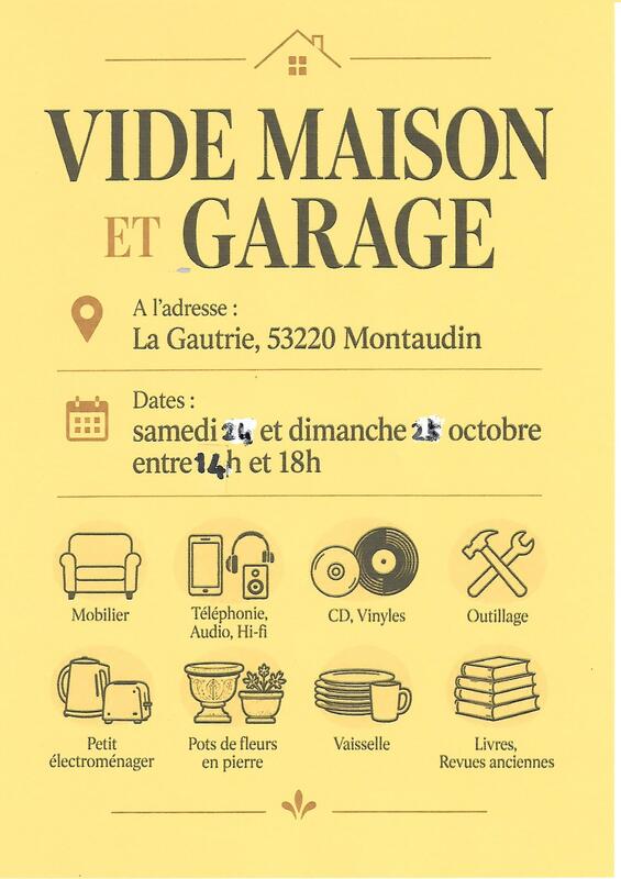 Vide maison et vide garage