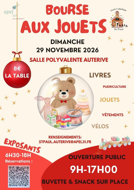 Bourse aux jouets